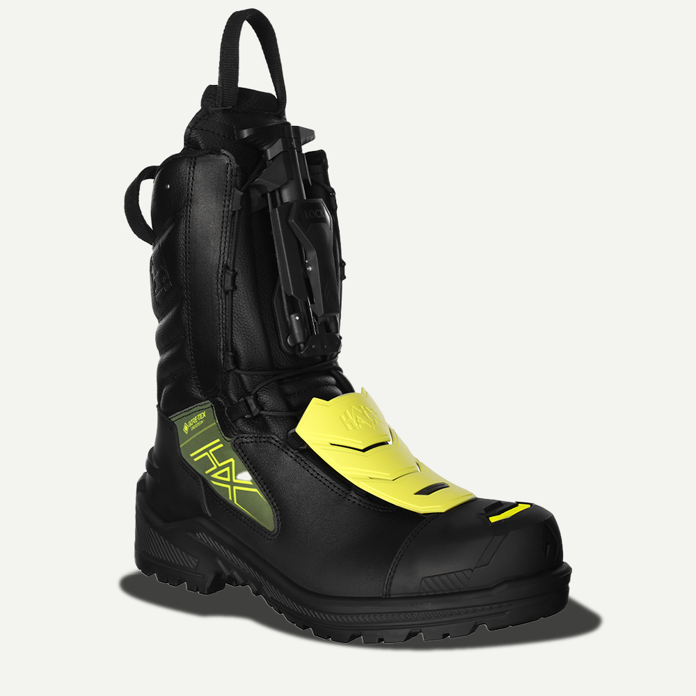 Motorsport-Stiefel, Snowboard-Stiefel, Schwarz-Gelb, Gore-Tlex, Sicherheitsschnallen