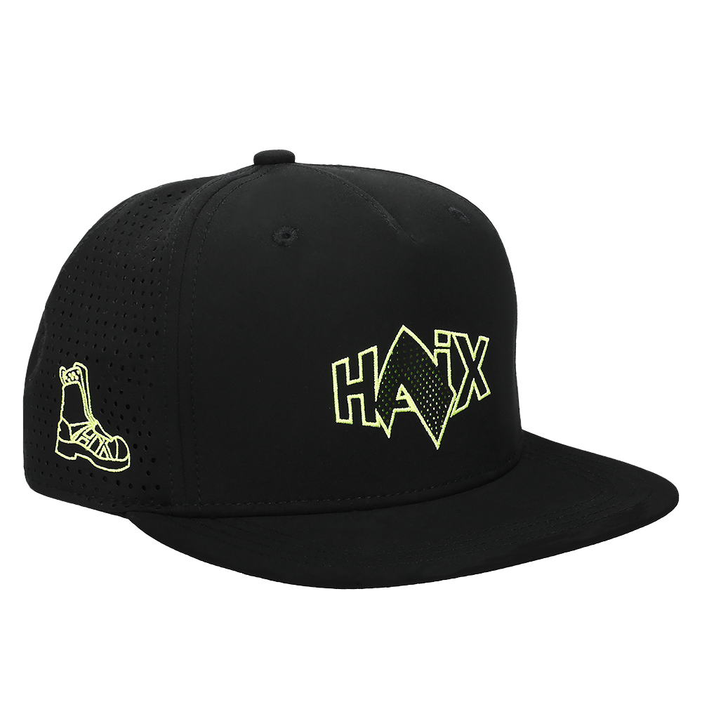 cap, baseball cap, schwarz, stickerei, mesh seiten