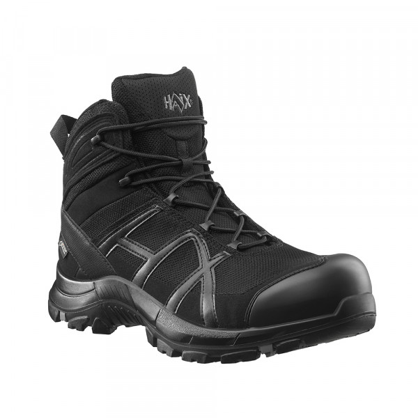 Haix s3 Work Shoe in Black//Silver Black Eagle Safety 40 Mid All Sizes